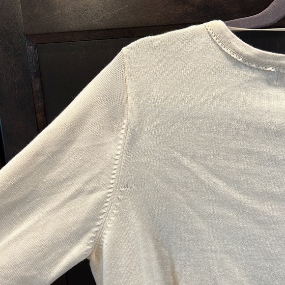 CREAM button up cardigan. EUC. Ladies size XL but fits more like a M/L - Picture 8 of 9